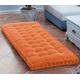 10cm Thick Bench Cushion Pad 2/3 Seater,100cm/120cm Soft Bench Cushions Cotton Chair Pad for Garden Patio Dining Sofa Swing (120x30cm,Orange)