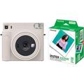 FUJIFILM INSTAX SQUARE SQ1 Instant Film Camera with Film Kit (Chalk White) 16670522