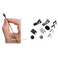 Sennheiser MKE 2 Gold Series Subminiature Omnidirectional Lavalier Microphone with 3-P MKE2-4-K GOLD