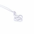 Celtic Love Knot Silver Pendant Necklace