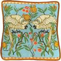 Tapestry Needlepoint Kit - Cockatoo & Pomegranate Kit, By Walter Crane Arts Crafts Cushion Front