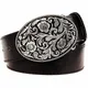 Ceinture rétro de la dynastie Tang pour hommes motif arabe motif Floral doré élément populaire