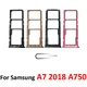 For Samsung Galaxy A7 2018 A750 A750F A750FN Original Phone Housing SIM Tray Adapter Micro SD Card
