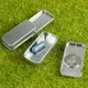 2Pcs 51*10*26mm Mini Eisen Box Rutsche Abdeckung Lagerung Box Hochzeit Schmuck Pille Fällen Tragbare