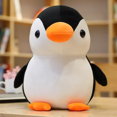 25CM Kawaii Huggable Weich Pinguin Plüsch Spielzeug für Kinder Stofftiere Baby Puppe Kinder