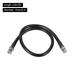 2Pcs BNC Male to BNC Male Coaxial Cable RG8 10mm Low Loss for Cameras - Black