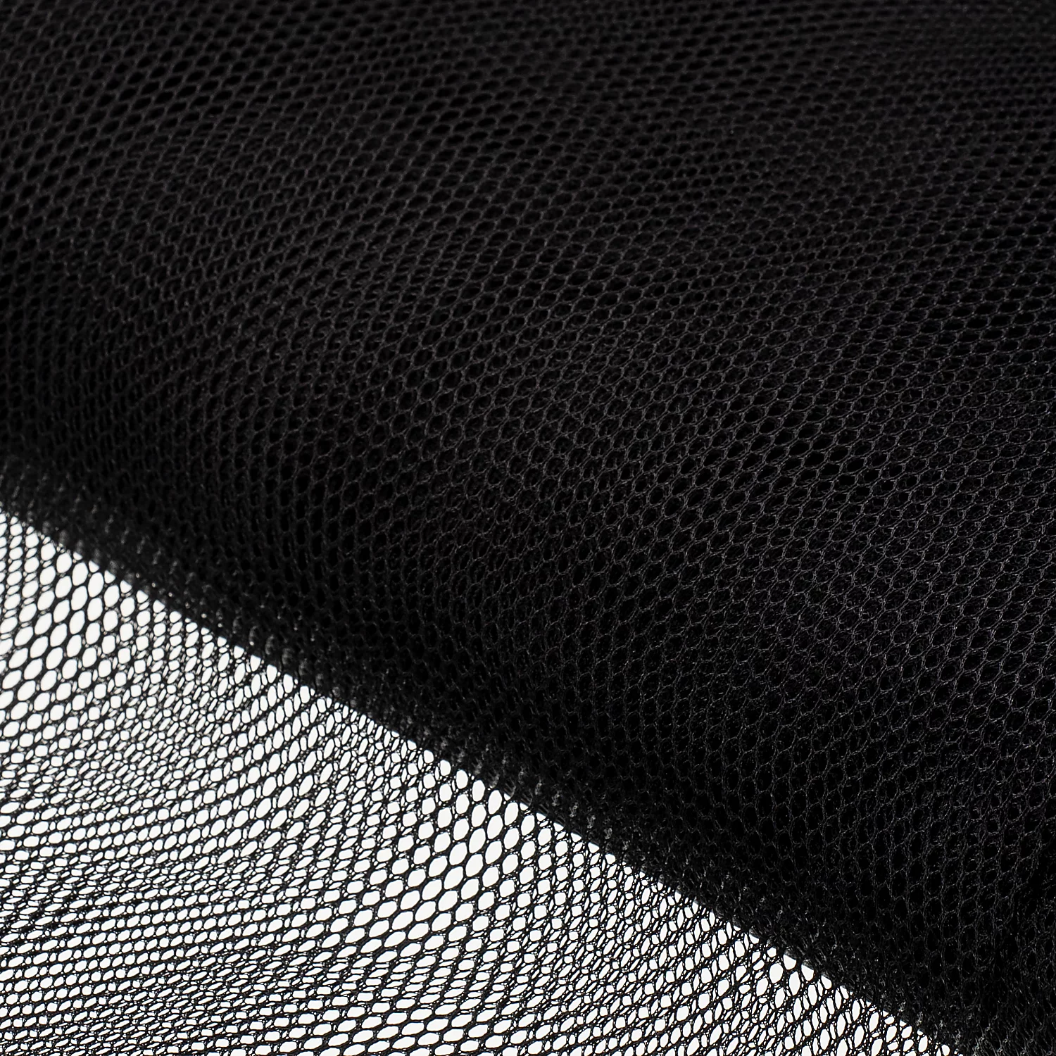 Tissu filet « mesh », noir