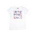 Crewcuts Short Sleeve T-Shirt: White Tops - Kids Girl's Size 14