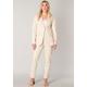 Jerseyblazer BASE LEVEL Gr. 44, beige (light beige) Damen Blazer