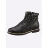 Schnürstiefelette ANDREA CONTI, Damen, Gr. 39, schwarz, Leder, Glattleder, modisch, Schuhe