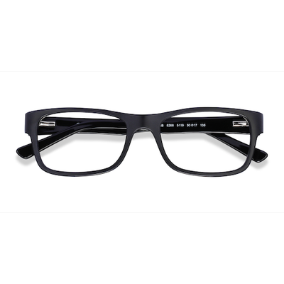 Unisex s rectangle Matte Black Acetate Prescription eyeglasses - Eyebuydirect s Ray-Ban RB5268