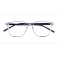 Unisex s square Transparent Plastic Prescription eyeglasses - Eyebuydirect s Ray-Ban RB7185