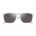 Unisex s rectangle Polished Clear Plastic Prescription sunglasses - Eyebuydirect s Oakley Sylas