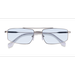 Unisex s aviator Matt Silver Metal Prescription sunglasses - Eyebuydirect s Alto