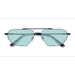 Unisex s aviator Blue Tortoise Metal Prescription sunglasses - Eyebuydirect s Viper