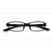 Unisex s rectangle Black Plastic Prescription eyeglasses - Eyebuydirect s Little Preston