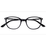 Unisex s oval Black Acetate, Metal Prescription eyeglasses - Eyebuydirect s Eros
