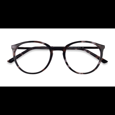 Unisex s round Ivory Tortoise Silver Acetate,Metal Prescription eyeglasses - Eyebuydirect s Mindful