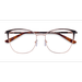 Female s horn Black Rose Gold Metal Prescription eyeglasses - Eyebuydirect s Kelsey