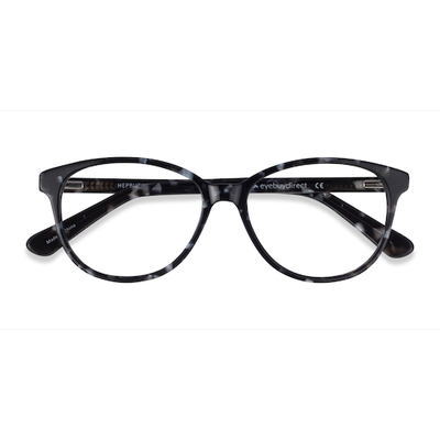 Female s horn Gray/Floral Acetate Prescription eyeglasses - Eyebuydirect s Hepburn