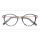 Female s round Light Gray Acetate, Metal Prescription eyeglasses - Eyebuydirect s Yuke