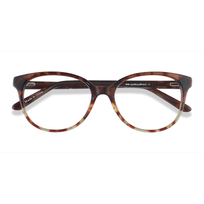 Female s horn Tortoise Acetate Prescription eyeglasses - Eyebuydirect s Pursuit