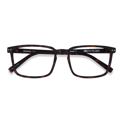Unisex s rectangle Warm Tortoise Eco Friendly,Plastic Prescription eyeglasses - Eyebuydirect s Moringa