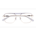 Male s aviator Clear & Gold Acetate, Metal Prescription eyeglasses - Eyebuydirect s Dynamo