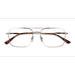 Male s aviator Light Gold Metal Prescription eyeglasses - Eyebuydirect s Aerial