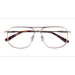 Male s aviator Matte Gold Metal Prescription eyeglasses - Eyebuydirect s Dynamic