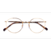 Unisex s round Gold Metal Prescription eyeglasses - Eyebuydirect s Vogue Eyewear VO4183