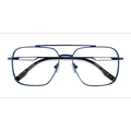 Male s aviator Blue Metal Prescription eyeglasses - Eyebuydirect s Townes