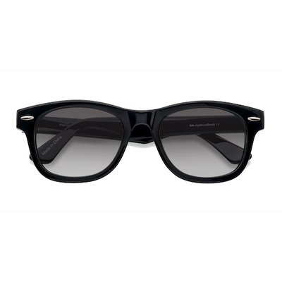Unisex s square Black Acetate Prescription sunglasses - Eyebuydirect s Hanoi