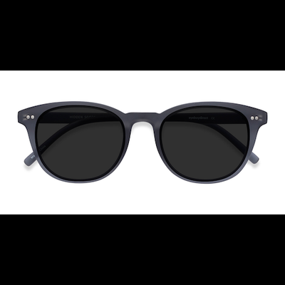 Unisex s oval Gray Plastic Prescription sunglasses - Eyebuydirect s Hidden