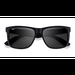 Male s square Matte Black Plastic Prescription sunglasses - Eyebuydirect s Ray-Ban Justin