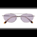 Unisex s aviator Shiny Silver Metal Prescription sunglasses - Eyebuydirect s Range
