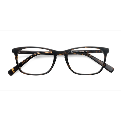 Unisex s rectangle Tortoise Acetate Prescription eyeglasses - Eyebuydirect s Wildfire