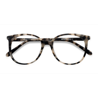 Unisex s round Ivory Tortoise Acetate Prescription eyeglasses - Eyebuydirect s Bardot
