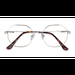 Unisex s geometric Silver Metal Prescription eyeglasses - Eyebuydirect s Astral
