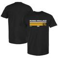 Men's Checkered Flag Sports Black Bubba Wallace McDonald's Hot Lap T-Shirt