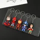 The Avengers Action Figure Keychain Spider Man services.com America Thor Iron Man Toys