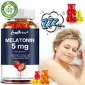 Melatonin Sleep Gummies Fall Asleep Faster Sleep Longer Non-GMO 5 Mg 60 Strawberry Gummies (One