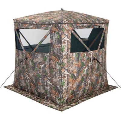 Costway 2-3 Person Hunting Blind Portable Pop Up Ground Tent with Carry Bag and Storage Pocket