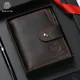 SCHLATUM Genuine Leather Men Business Wallet RFID Men Card Id Holder Coin Purse Travel Wallet