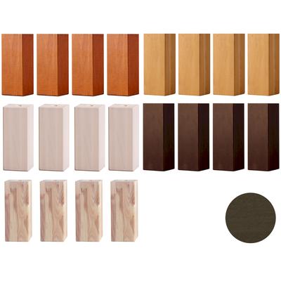 Hasena Dream-Line Füsse Cantu 4er-Set / 20 cm / Eiche sägerauh natur Image