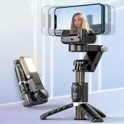 360-Grad-Drehung folgt Schießmodus Gimbal Stabilisator Selfie Stick Stativ Gimbal für iPhone Telefon Smartphone Live-Fotografie