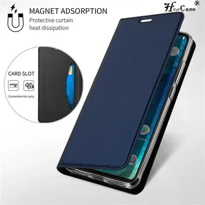 Magnetischen Flip Buch Fall Für Xiaomi Mi 8 SE A1 A2 Lite F1 Slim Leder Card Halter Abdeckung Für