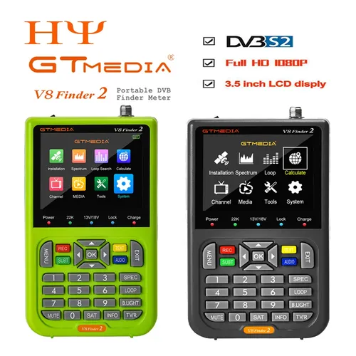 Gtmedia v8 finder2 satelliten messer DVB-S2/s2x h.264 satelliten messer satelliten finder v8 finder2