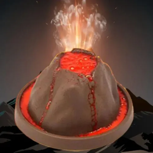 Wissenschaft Erkunden Spielzeug Chemie Lernen Spielzeug Volcano Eruption Physikalische Chemische