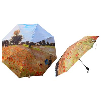 Folding Umbrella Monet Poppy Field